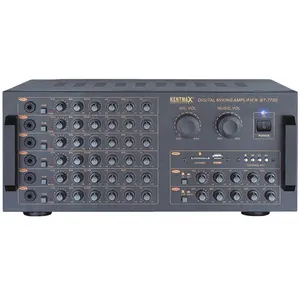 KENTMAX two channel 120 watt digital mixing power amplifier with USB