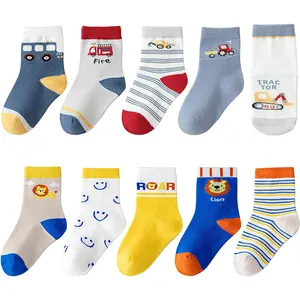 REMOULD Custom Logo Anti Slip Newborn Baby Socks Anti-slip 0-3 Months 6-12 Months Cotton Baby Grip Socks For Boy Girl
