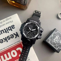 Reloj de Lujo para Hombre con Pantalla Digital de Cuarzo, Resistente al Agua 50m, Reloj Despertador LED, Cronómetro, Reloj Deportivo para Hombre, Impresionante