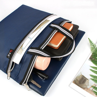 Maletín para Hombre, Resistente al Agua, para Trabajo, con Forro Gris, Bolso de Mano para Estudiantes, con Logotipo Personalizado, Bolsos de Negocios, Estuches, Bolsas de Regalo