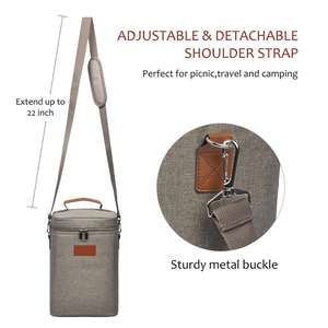 <span class=keywords><strong>Sac</strong></span> isotherme portable pour 4 bouteilles de vin - Product Image 2