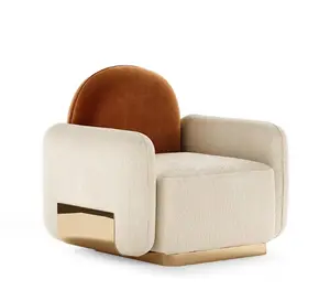 고품질 현대 가구 고급 독점 싱글 시트 소파 실내 장식이있는 우아한 거실 의자