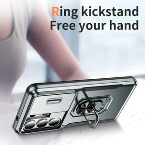Étui de téléphone à double couche anti-chute avec support pour Samsung <span class=keywords><strong>Galaxy</strong></span> S26 <span class=keywords><strong>Ultra</strong></span> S25 Edge S23 S24 Plus <span class=keywords><strong>S22</strong></span> S21 FE, <span class=keywords><strong>coque</strong></span> de protection d'objectif - Product Image 3
