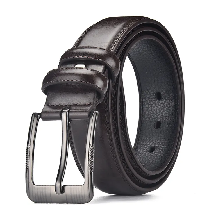 2022 pu leather Professional best price cheap customize pin buckle belt for men