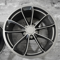 Jantes en alliage forgé PWC Gunmetal à cinq branches, OEM ODM, vente en gros pour ateliers de tuning et distributeurs