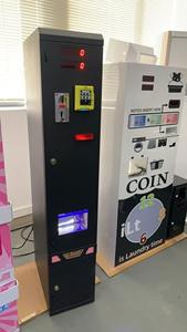 Cambiador de billetes a fichas de alta calidad con lector de tarjetas Nayax máquina cambiadora de monedas empujador de monedas de pie para cantina Hotel Game City - Product Image 2