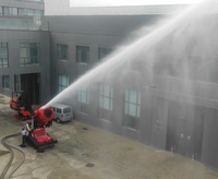 Robot Pemadam Kebakaran Beroda Rantai Bertenaga Diesel 100000m/jam dengan Meriam Air 80L/S & Kontrol Jarak Jauh 1000M RXR-YM100000D