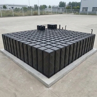 Réservoir d'eau composite BDF souterrain, assemblé par boulons, structure anticorrosion et étanche, pour stockage enterré et applications incendie