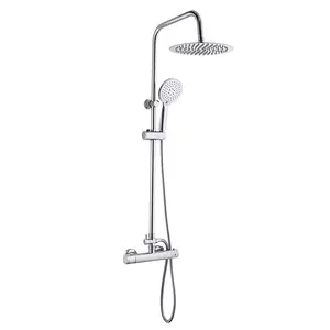 GSH2918-2 phòng tắm treo tường tap nhiệt Mixer mưa vòi Brass thép không gỉ hoàn chỉnh tay vòi hoa sen Head Set hệ thống