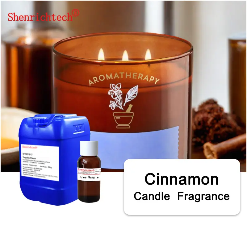Free Sample Factory Sale Cinnamon Fragrance oil for candle Making luxury scented candles soy wax and fragrance oils