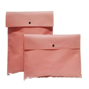 Wholesale Custom Eco-Friendly Non-Woven Envelope Bags Biodegradable Packaging for T-Shirts Swimwear Clothing with Own Logo - Product Image 1