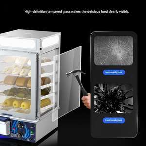 Four à vapeur commercial pour pains et boulettes, four à vapeur professionnel de grande capacité pour la restauration - Product Image 3