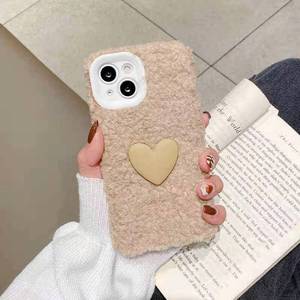 Funda de piel cálida para teléfono móvil, Protector de tela de felpa para galaxy s21, iphone 12 11 pro max - Product Image 2