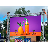 Pantalla LED para Exteriores a Todo Color HD P4 P5 P6 con Pantalla Dividida Inteligente, Brillo de 5000 cd, 5 Años de Garantía para Publicidad