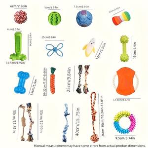 Sınır ötesi ticaret köpek oyuncak seti çeşitli interaktif çiğnemek oyuncaklar dayanıklı - Product Image 3