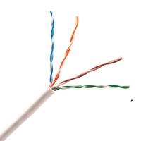 Instalación interior caliente Negro Rojo Colores Código CAT5 Cable Color Pedido Fabricante en China