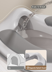 Siège <span class=keywords><strong>de</strong></span> <span class=keywords><strong>toilette</strong></span> antidérapant et doux avec protection anti-éclaboussures pour bébés, enfants, garçons et filles, siège d'apprentissage <span class=keywords><strong>de</strong></span> la propreté pour tout-petits - Product Image 2