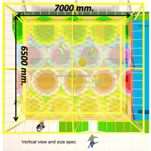Aire de jeux pour enfants personnalisable, structure de jeu intérieure en corde tressée, arbre arc-en-ciel, <span class=keywords><strong>trampoline</strong></span> combiné, équipement de parc d'attractions - Product Image 3