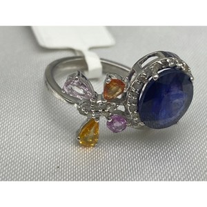 Nouvelle bague en argent sterling 925, saphir bleu de luxe, saphir maltais, best-seller, cadeau, fête, mariage, cérémonies religieuses, événements - Product Image 2