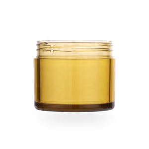 100g Neck 63mm Thick Wall Plastic Jars PET Yellow Body Face Cream Jars Empty Containers For Lotions And Creams