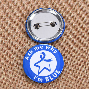 Insignias Personalizadas de Hojalata, Impresión Circular en Serigrafía, Material de PVC, Regalos Empresariales, Pegatinas Promocionales - Product Image 2