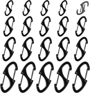 Attaches de fermeture éclair antivol, verrous de fermeture éclair pour sacs à dos, mousquetons à ressort double face, dissuasifs contre le vol pour bagages - Product Image 1