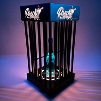 Présentoir de Bouteilles LED Personnalisé pour Champagne et Vodka – Cage Lumineuse pour Service VIP en Boîte de Nuit – Glorificateur de Bouteilles LED