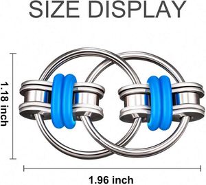 <b>Fidget</b> Chain <b>Fidgets</b> Flippy Roller Chain for Stress Relief <b>Fidget</b> Toy for Kids and Adults in School and Studying - Product Image 6
