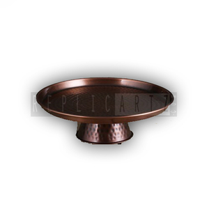 Metal Food Serving <b>Tray</b> Copper Finish Snacks Food Serving <b>Trays</b> for Ottoman Table Used in Bedroom Living Room Kitchen Bathroom - Product Image 1