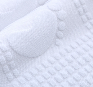Hôtel moderne cinq étoiles 50*80 <span class=keywords><strong>tapis</strong></span> de pied absorbant épaissi pur coton salle de bain toilette sol serviette en gros - Product Image 3