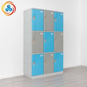 ตู้เก็บของแบบโมดูลาร์ 3 ชั้น 9 ประตู วัสดุ ABS พลาสติก ทนทาน เป็นมิตรกับสิ่งแวดล้อม กันน้ำ สีสันสดใส สำหรับห้องออกกำลังกาย ขายดี - Product Image 2