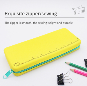 Estuche para Lápices al por Mayor, Bolsa de Almacenamiento de Papelería de Silicona con Cierre Personalizado, Regla, Impresión de Logotipo, Estuche de Alta Calidad - Product Image 4