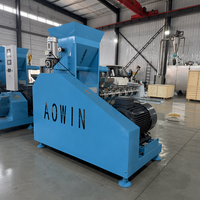 Machine extrudeuse d'aliments flottants pour poissons CE, mini-machine de fabrication de granulés, machine à aliments pour poissons en granulés