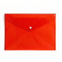 Porte-documents A4 en plastique PP coloré avec bouton-pression, pochette pour documents, classeur pour étudiants