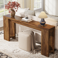 Table console en bois style farmhouse Tribesigns de 70,9 pouces, table étroite pour canapé, table d'appoint pour entrée