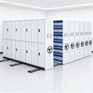 Compacteur de bibliothèque de haute qualité avec système de classement mobile pour dossiers médicaux sur rail - Product Image 1