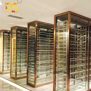 رف فاخر مزخرف حديث من فوشان بتصميم فاخر من الفولاذ المقاوم للصدأ للمطعم رف حامل - Product Image 5