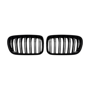 Rejilla Delantera Negra de Plástico ABS para BMW X3 F25, Reemplazo para Parachoques Delantero 2011-2013, Estilo de Una o Dos Líneas - Product Image 5