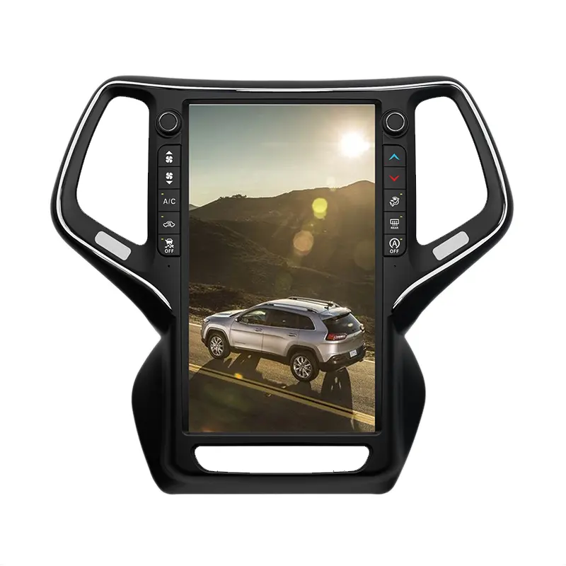 Android 12 schermo verticale per auto Gps di navigazione Radio Touchscreen Display lettore DVD per Jeep Cherokee 2014-2021