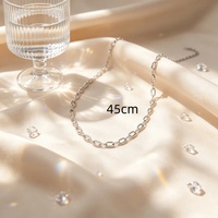 Nouveau Collier Simple et Polyvalent en Perles de Zircon avec Chaîne de Perles et Sertissage Clos, Certifié IGI, Style Sportif pour Femme, Idéal pour le Quotidien, les Fêtes et comme Cadeau