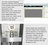 LIYI 100kn Microcomputer Control UTM Steel Rebar Universal Tension Trensile Tester Machine d'essai de traction de fil