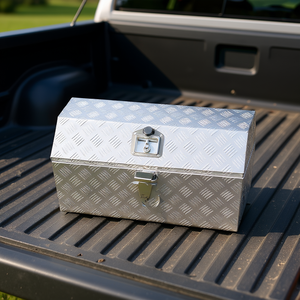 Boîte à outils en aluminium pour benne de camion, 30x13x13 pouces, avec fermeture à loquet T-Lock, coffre de rangement étanche pour garage - Product Image 2