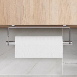 Porte-serviettes en papier Delwins en acier inoxydable 304, sans perçage, à suspendre sur la porte d'armoire K-088 - Product Image 2