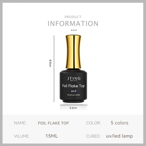 JTING - Esmalte de Gel con Brillo y Destellos de 5 Colores, Alta Pigmentación, para Uñas, Marca Privada OEM - Product Image 2