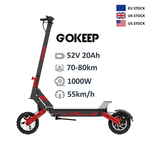 Trottinette électrique tout-terrain pliable pour adultes, moteur 250W*4, batterie lithium 52V20Ah, clé intelligente NFC, stock UE/USA, pour F5 GOKEEP F5 Electr - Product Image 1