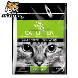 China hersteller großhandel pet liefert verklumpung farbige duft bentonit katzenstreu - Product Image 4