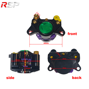 Pinza Freno Anteriore Universale per Scooter in Alluminio CNC RSP con Pistoni Contrapposti e Design Fisso - Upgrade Freno Anteriore - Product Image 2