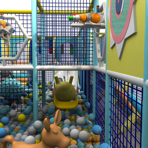 Parque Infantil Interior con Piscina de Pelotas y Estructura de Escalada para Niños, Material PP - Product Image 6