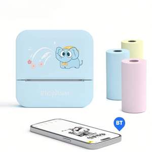 Mini imprimante thermique USB 300 DPI, machine à étiquettes portable pour smartphone avec ruban adhésif sans fil pour l'impression - Product Image 2