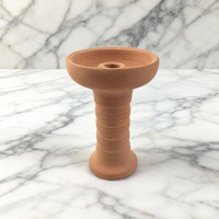 Bol à chicha en argile à aspiration centrale - Conception à trou unique et résistant à la chaleur pour un accessoire de loisirs de base